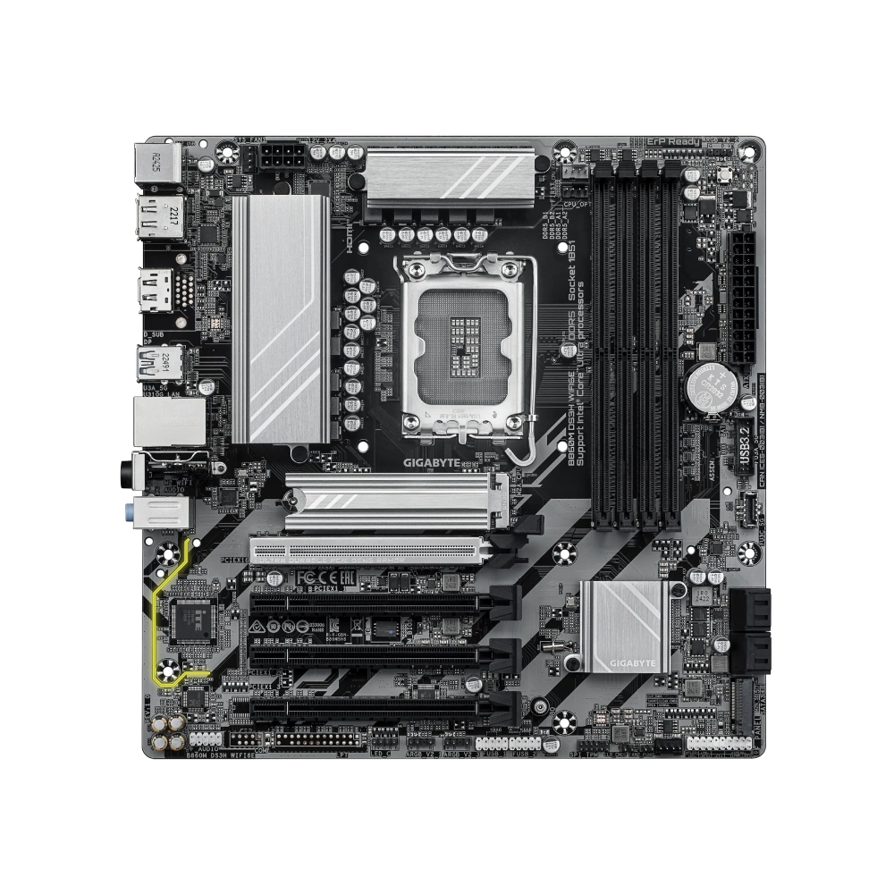 Gigabyte Motherboard B860M DS3H WIFI DDR5 For Intel Ultra Processors view 2